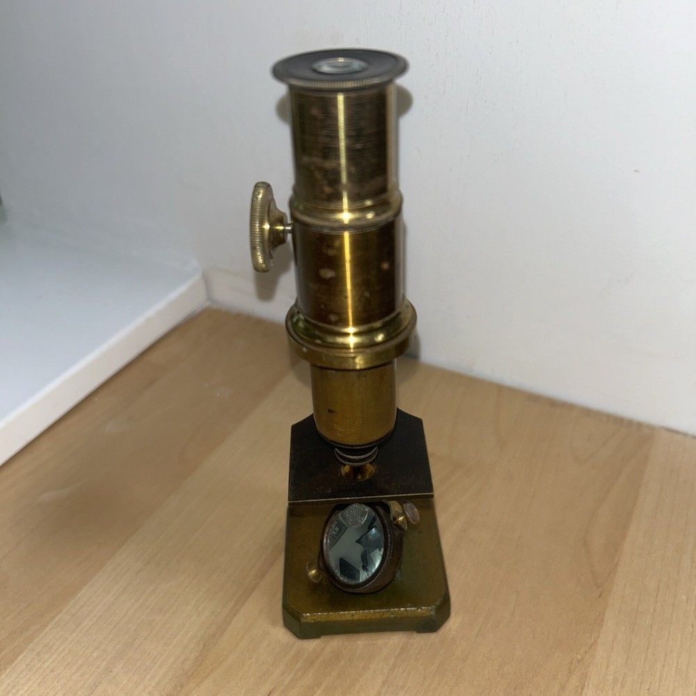 Antique Brass Microscope