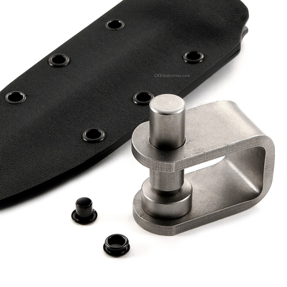Holster Eyelet Flaring Tool (#8) + 100 (#8-9 Black Eyelets) - Value Combo Kit