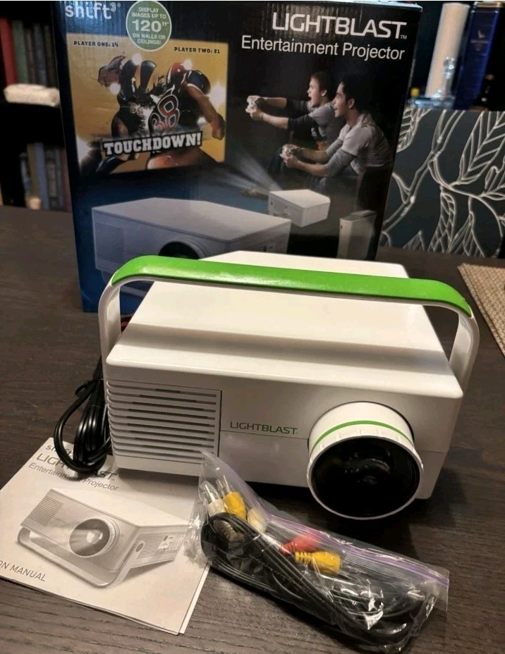 Shift3 Light Blast Projector Entertainment  Model 1635224 Displays A 10ft Image