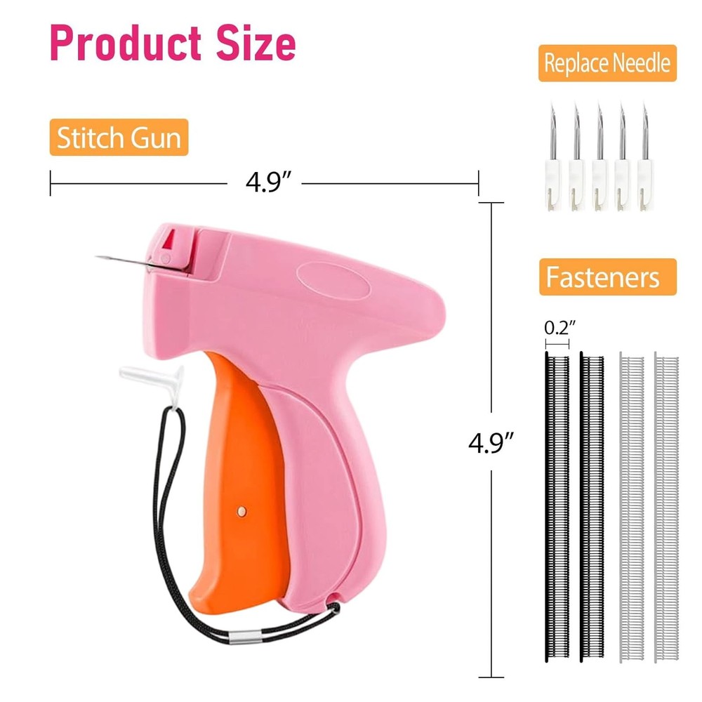 Stitch for Clothes - Handheld Stitch Quick Clothing Fixer - Tagging - Include...