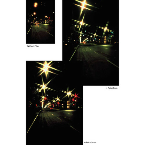 New Tiffen 72mm 4-Point 2mm Star Filter - Creates a Streaking Pattern