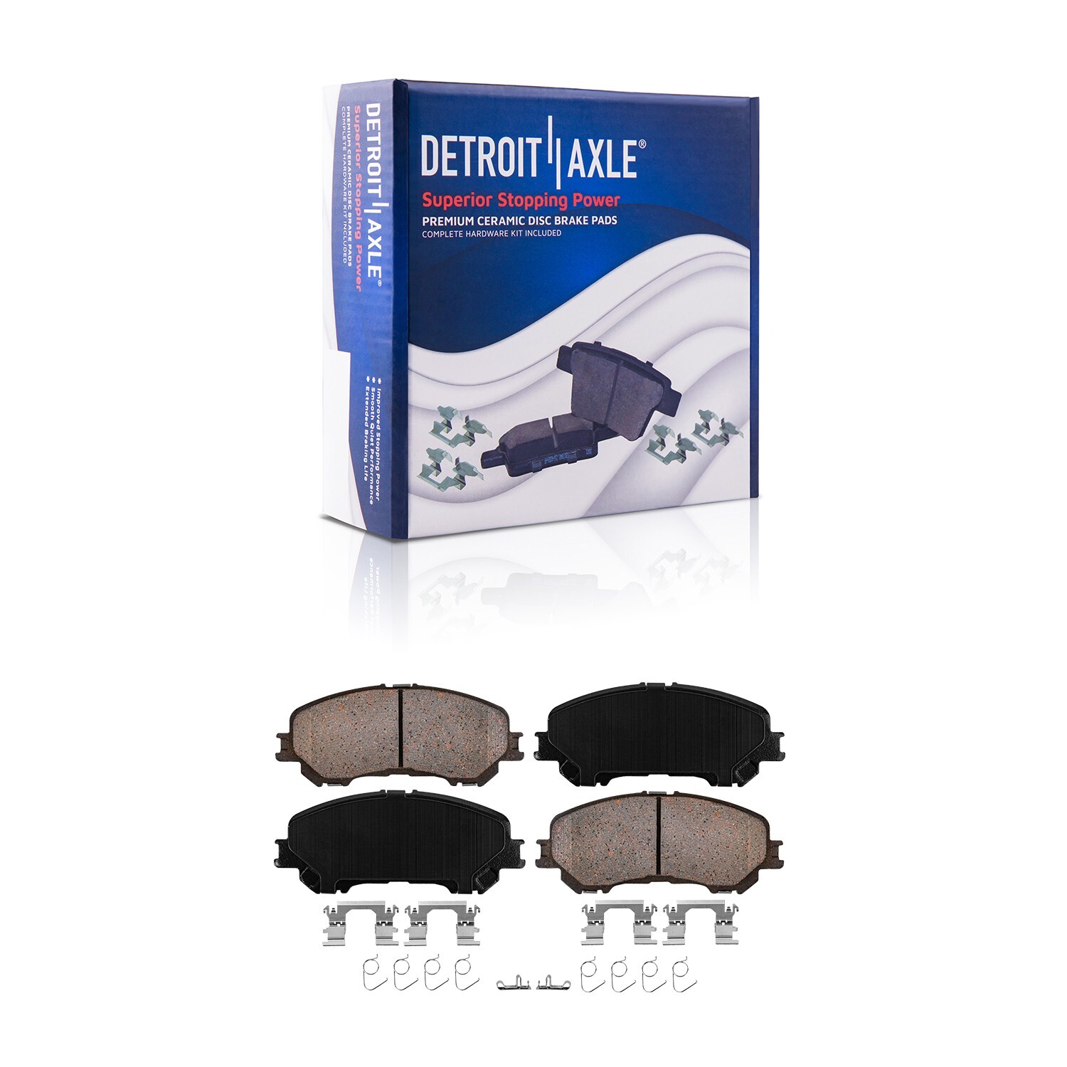 Front & Rear Brake Rotors + Ceramic Brake Pads for 2014-2019 Nissan Rogue Sport