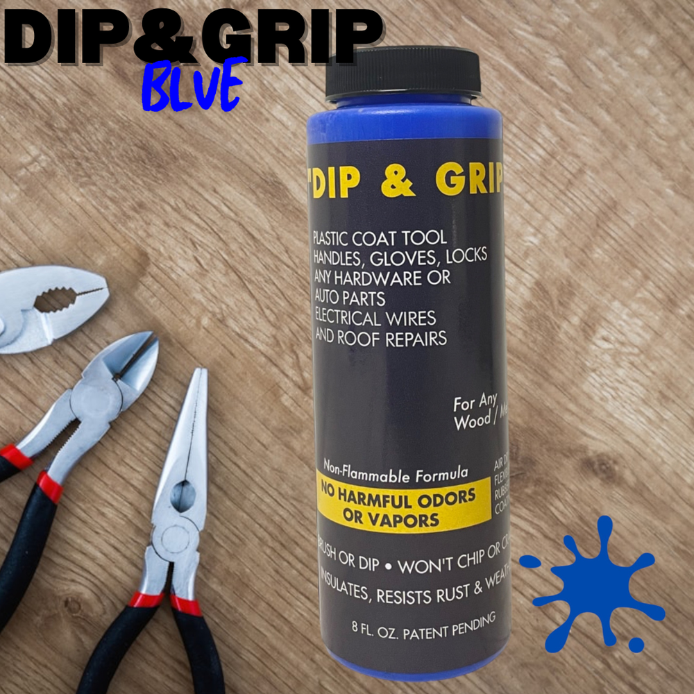 Dip and Grip Rubberized Plastic Coating (Blue) 8 fl. oz