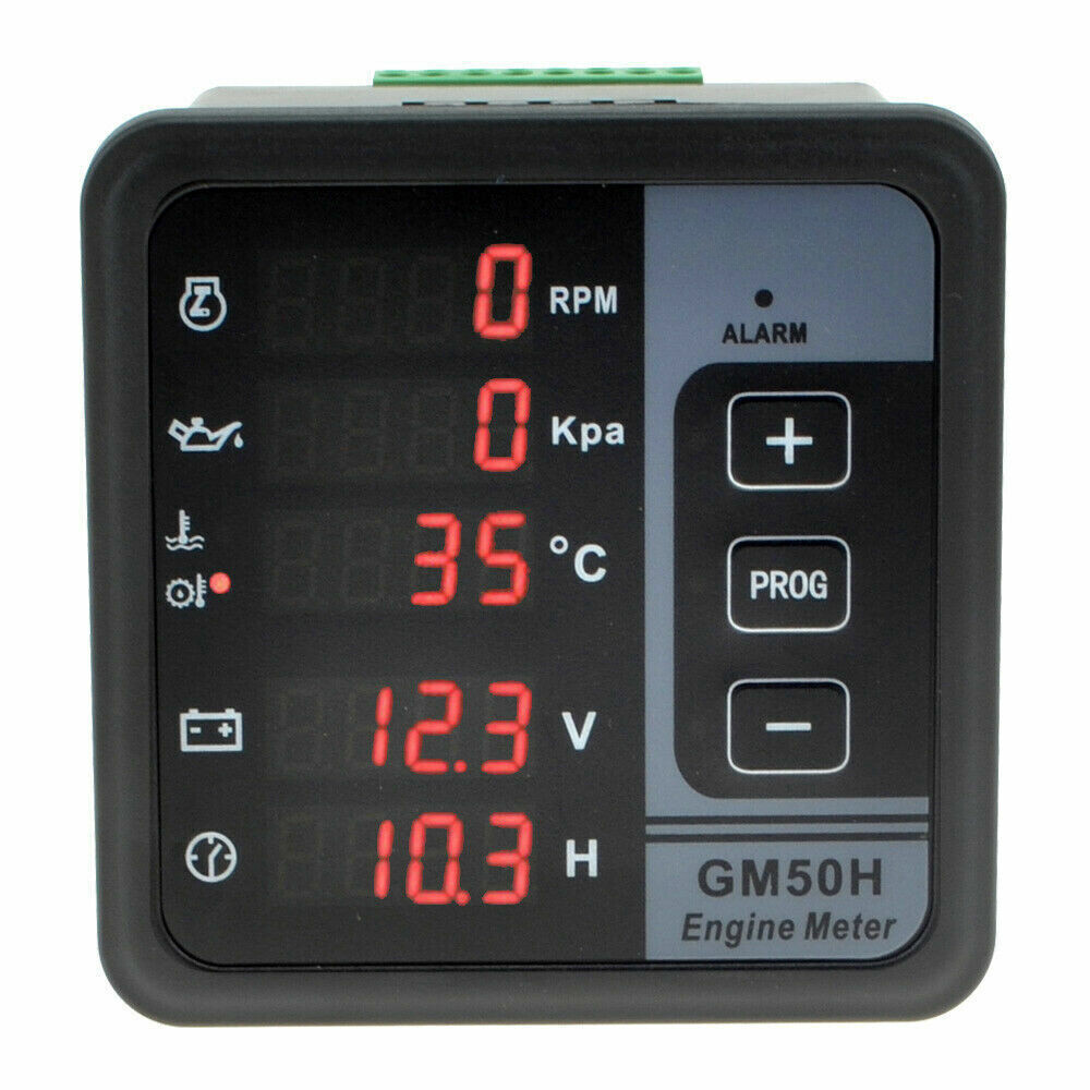 GM50H Monitor Control Panel Digital Multi-function Generator Diesel Engine Meter
