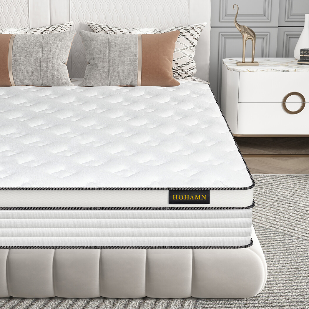 12" Mattress Full Queen King Size Gel Memory Foam Hybrid Spring Bed in a Box