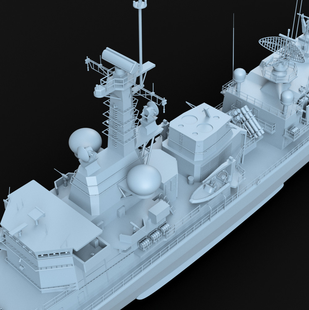 Karel Doorman Class frigate, 1/350 scale