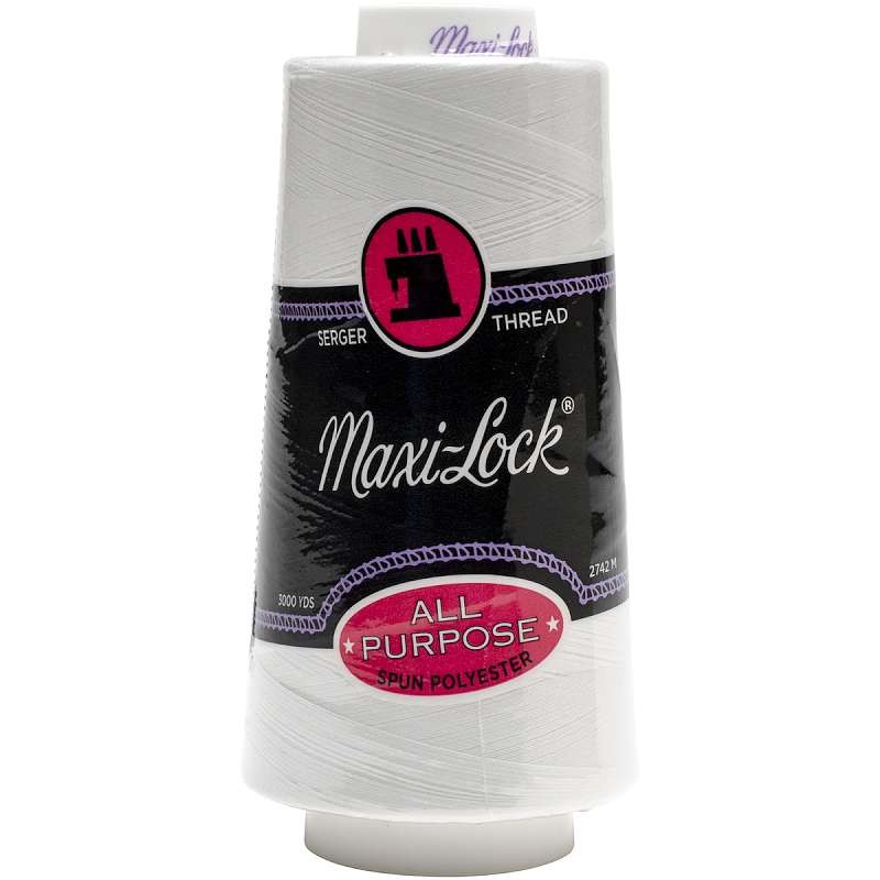 Maxi-Lock Cone Thread 3,000yd White