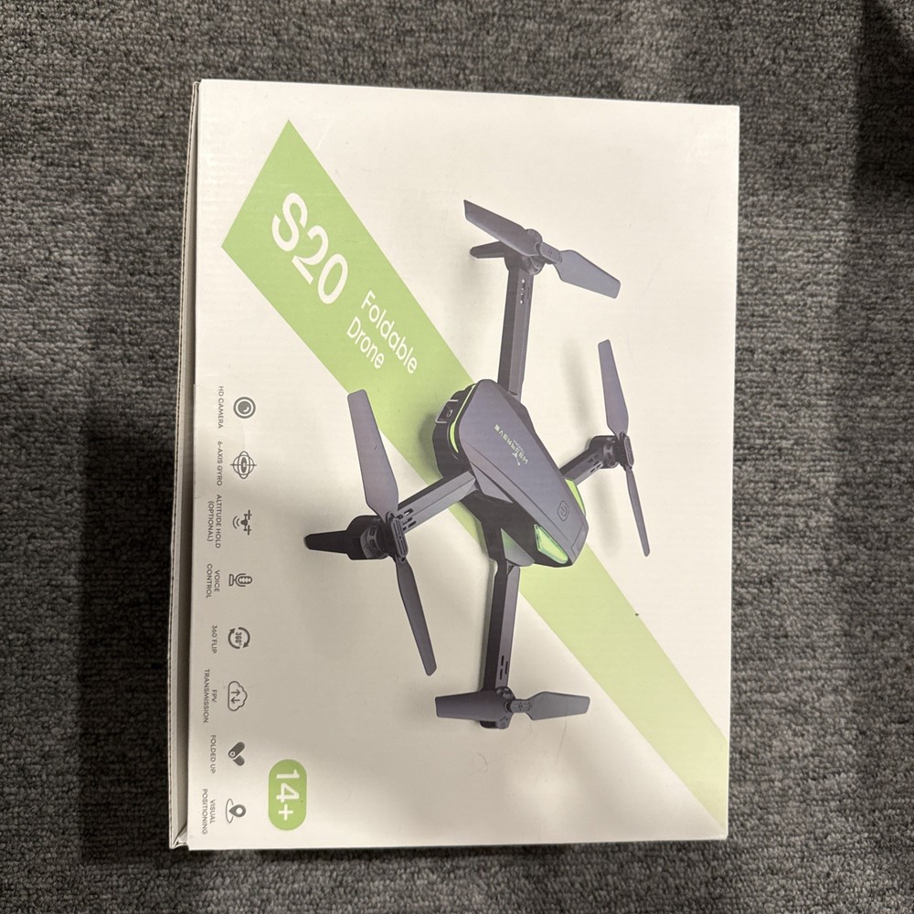 S20 Foldable Drone With HD Camera Grey