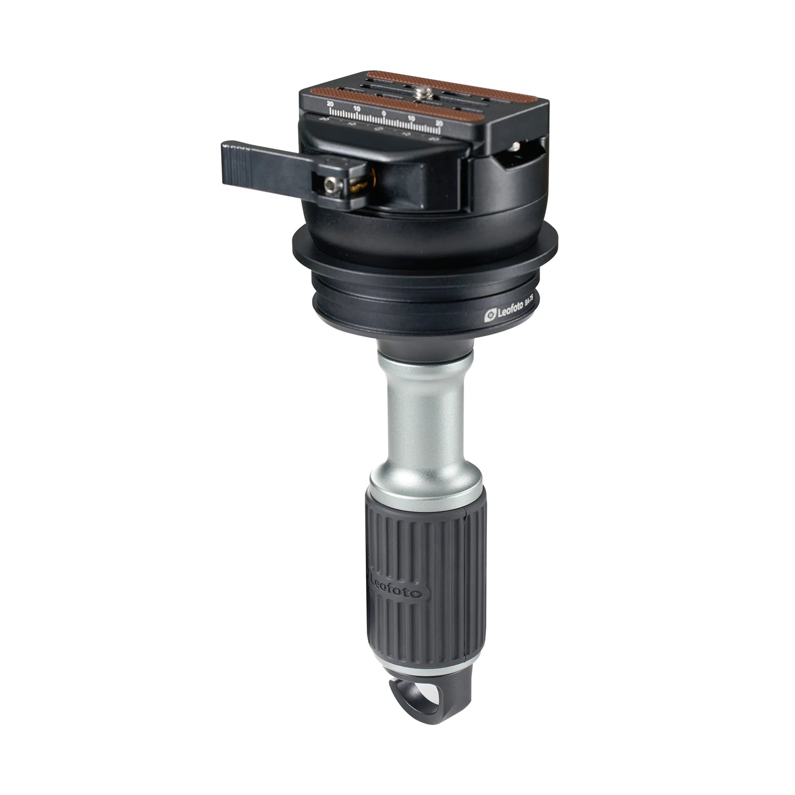 Leofoto YB-75LRC Leveling Head+BA-75 Half-Bowl Adapter for 75mm Bowl