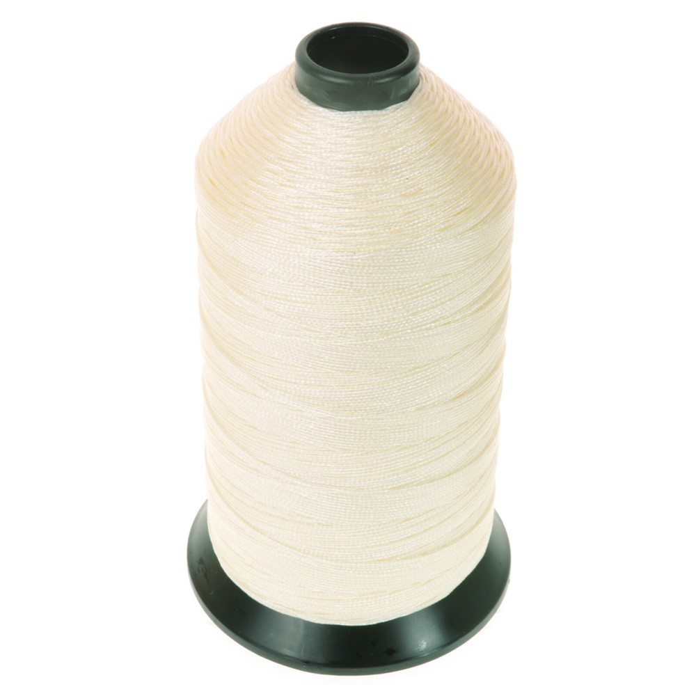 American & Efird Thread Spool 16 oz Braid Poly #6 Cream