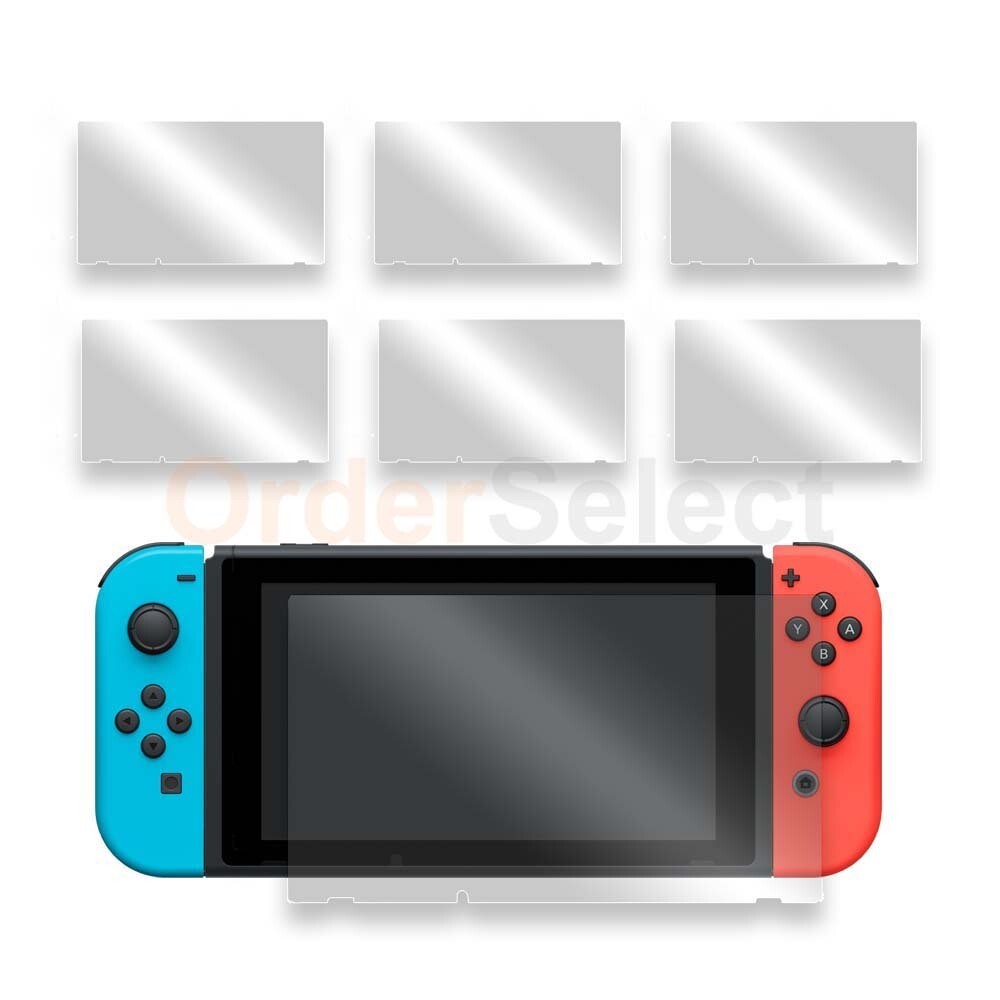 1 3 6 10 100 Lot LCD Ultra Clear HD Screen Protector for Nintendo Switch