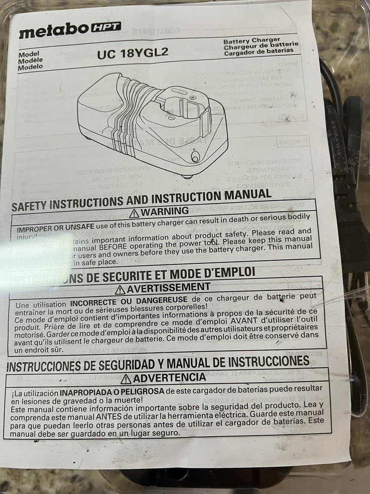 Metabo HPT Variable Charger