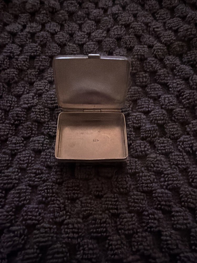 925 Silver Trinket Box