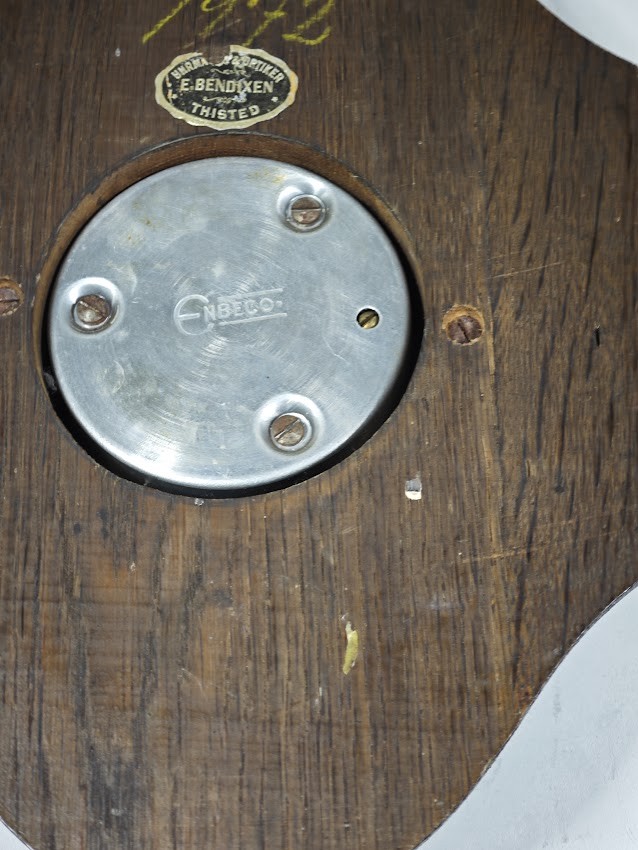 Vintage Wall Barometer & Thermometer - Untested, No Cable