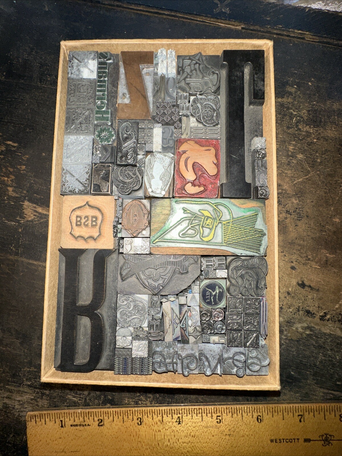 Printing Blocks Ornamentals Borders Dingbats. Wonderful Variety!! #C Beautiful!