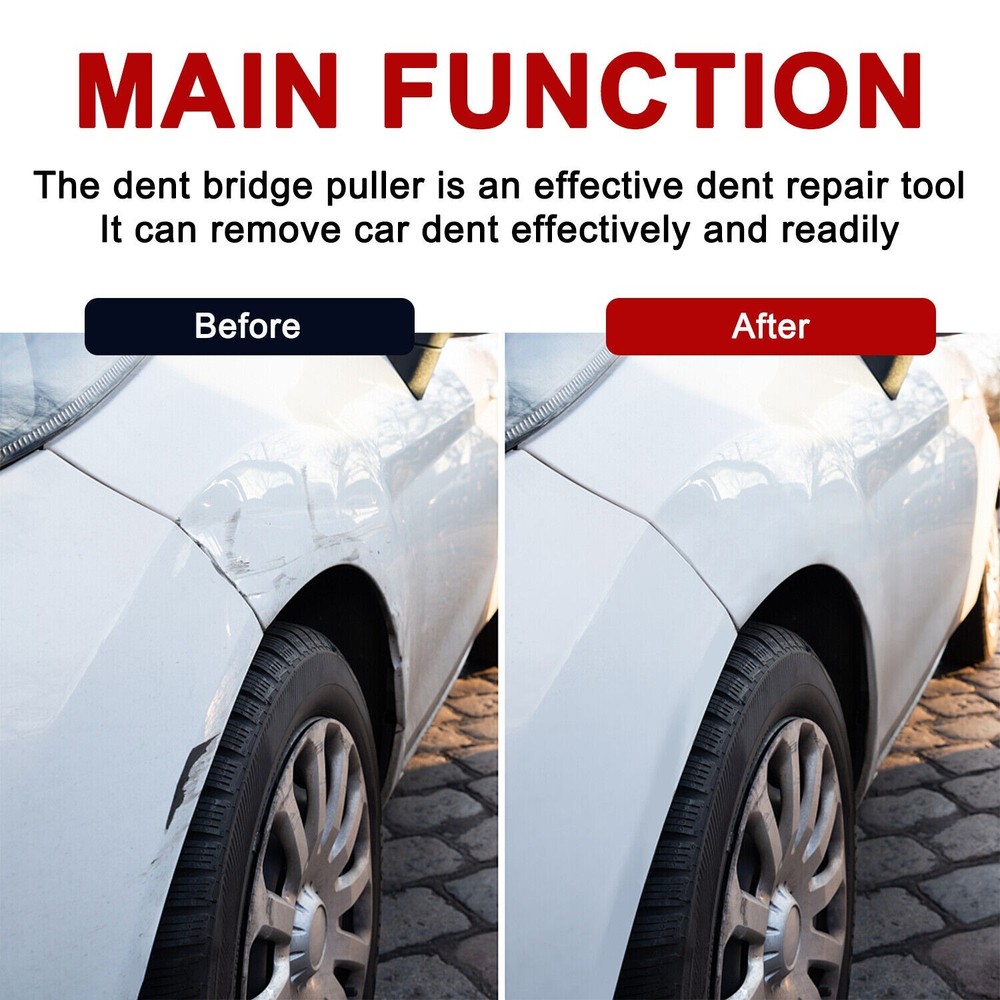 Car Dent Bar Puller Pull Lever Pulling Kit Removal Hammer Repair Auto Body Tools