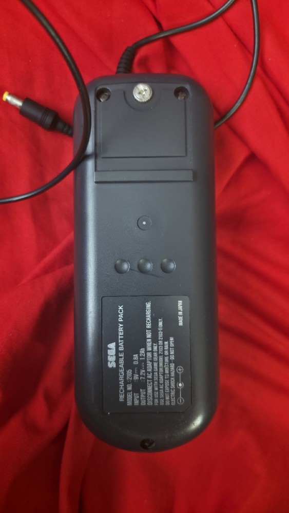 SEGA Game Gear Rechargeable Battery Pack for Handheld Console