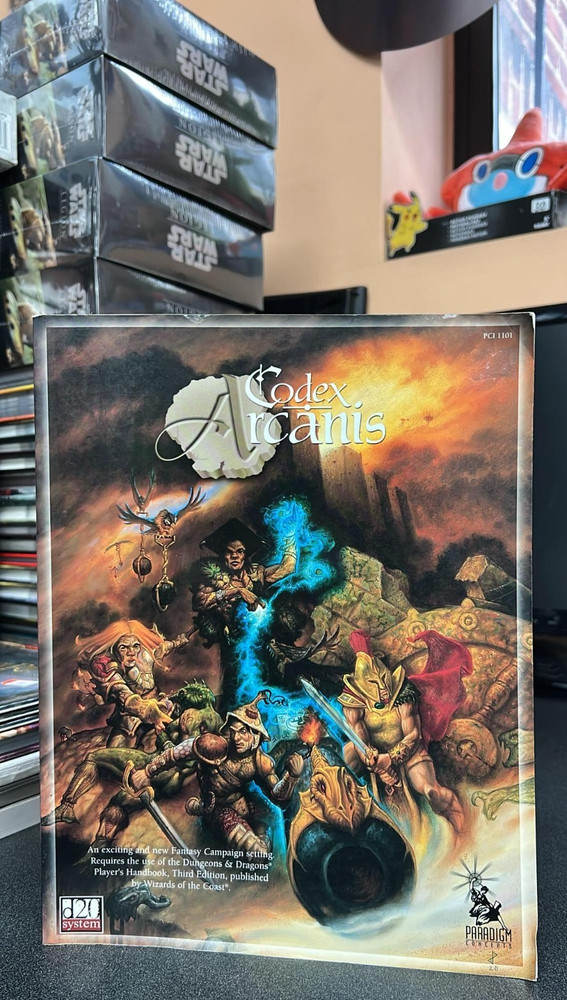 Codex Arcanis Campaign setting d20 3rd Edition Paradigm Press-New-Dmg-FreeShippi