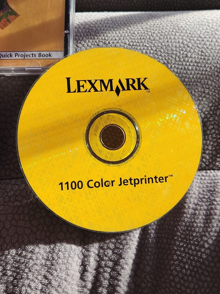 Lexmark 1100 Color Jetprinter & Draw 6 Print Studio Specia PC