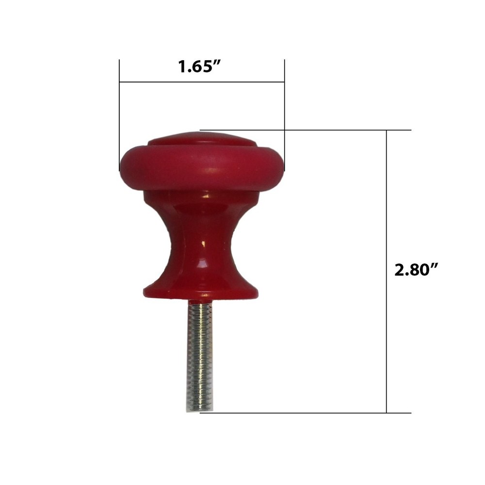 Small Red Plastic Bumper Pool Post