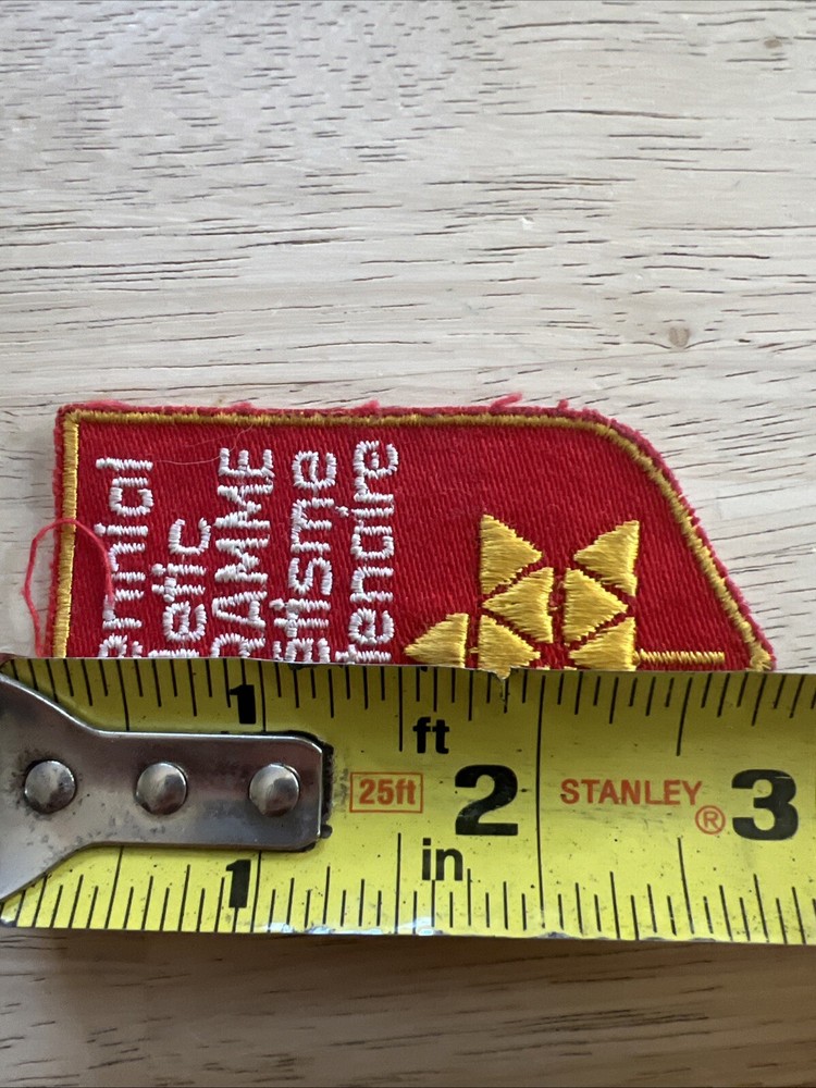 Vintage 1967 CENTENNIAL ATHLETIC PROGRAMME Canada Centennial Patch