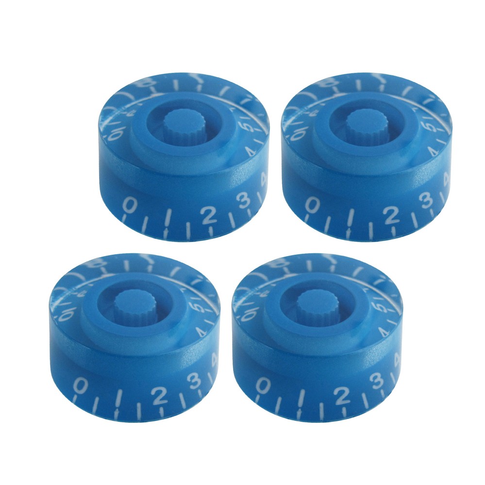 FLEOR 20PCS Blue Barrel LP Guitar Volume Tone Knob Control Speed Knobs Button