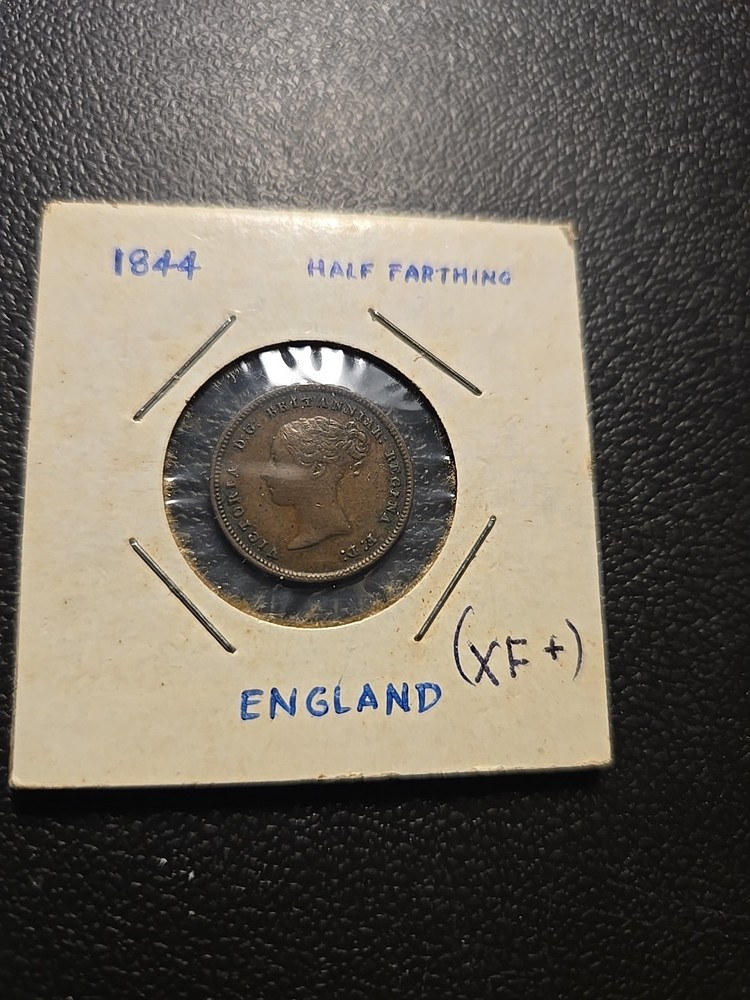 1844 Great Britain Half Farthing