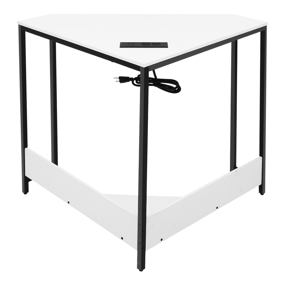 Triangle Corner Computer Desk Small Spaces Home Office Desk Laptop Work Table