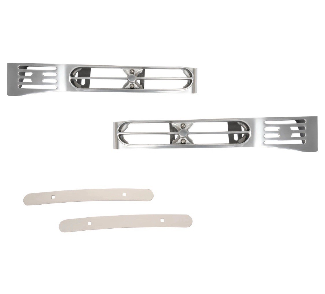 ☑️ Peterbilt 389 388 Front Fender Light Brackets w/Mounting Hardware For