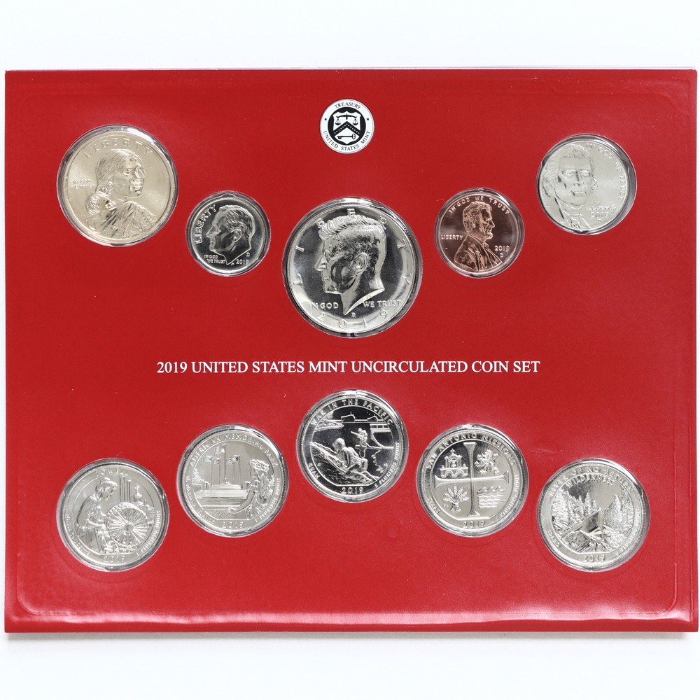 2019 Mint Set Original Sealed Box 20 BU Coins NO W CENT