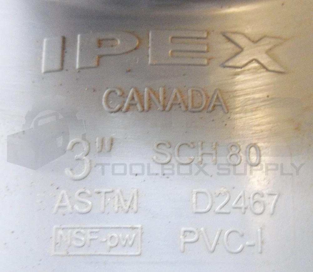 NEW IPEX D2467 90 DEG ELBOW PIPE FITTING 3" *READ*