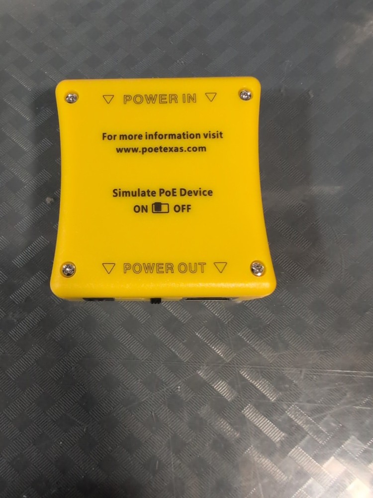 PoE Texas Inline Power Over Ethernet Voltage & Current Tester GEN2.5 #72
