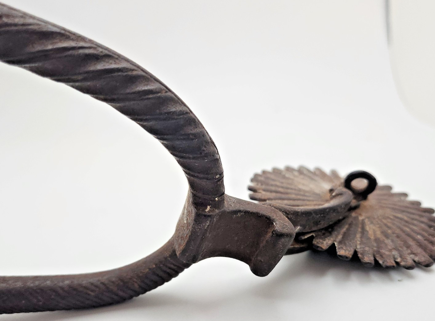 Antique Chilean Huaso Spur 7'' Rowel 3''