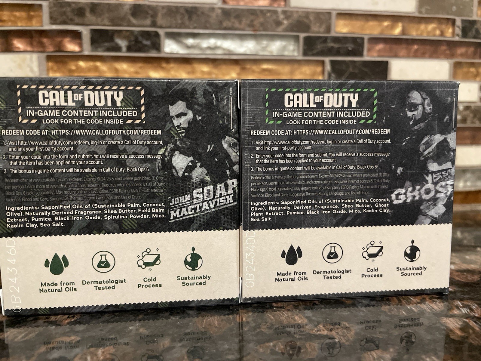 Dr Squatch Soap 2 Pack Ghost Grit And Sarge Soap ***Codes Expired ***