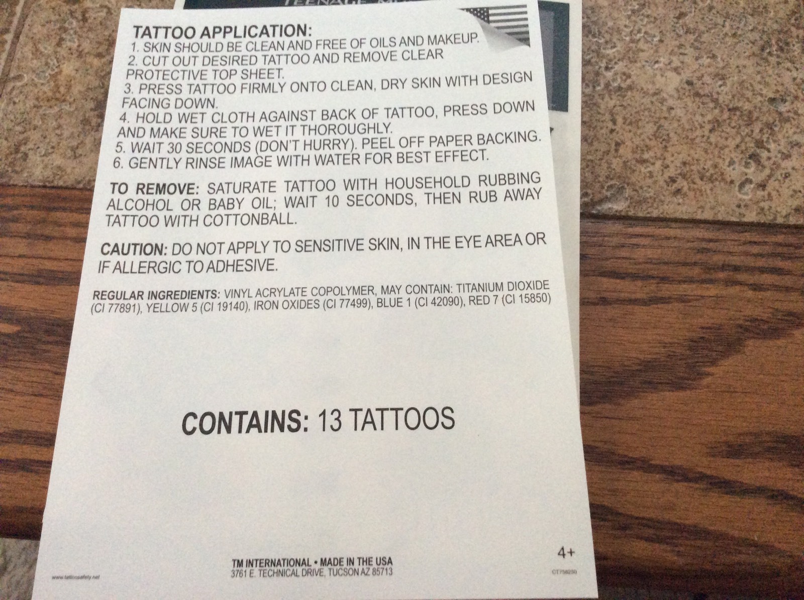 Teenage Mutant Ninja Turtles Tmnt Out Of The Shadows Temporary Tattoos Sheet