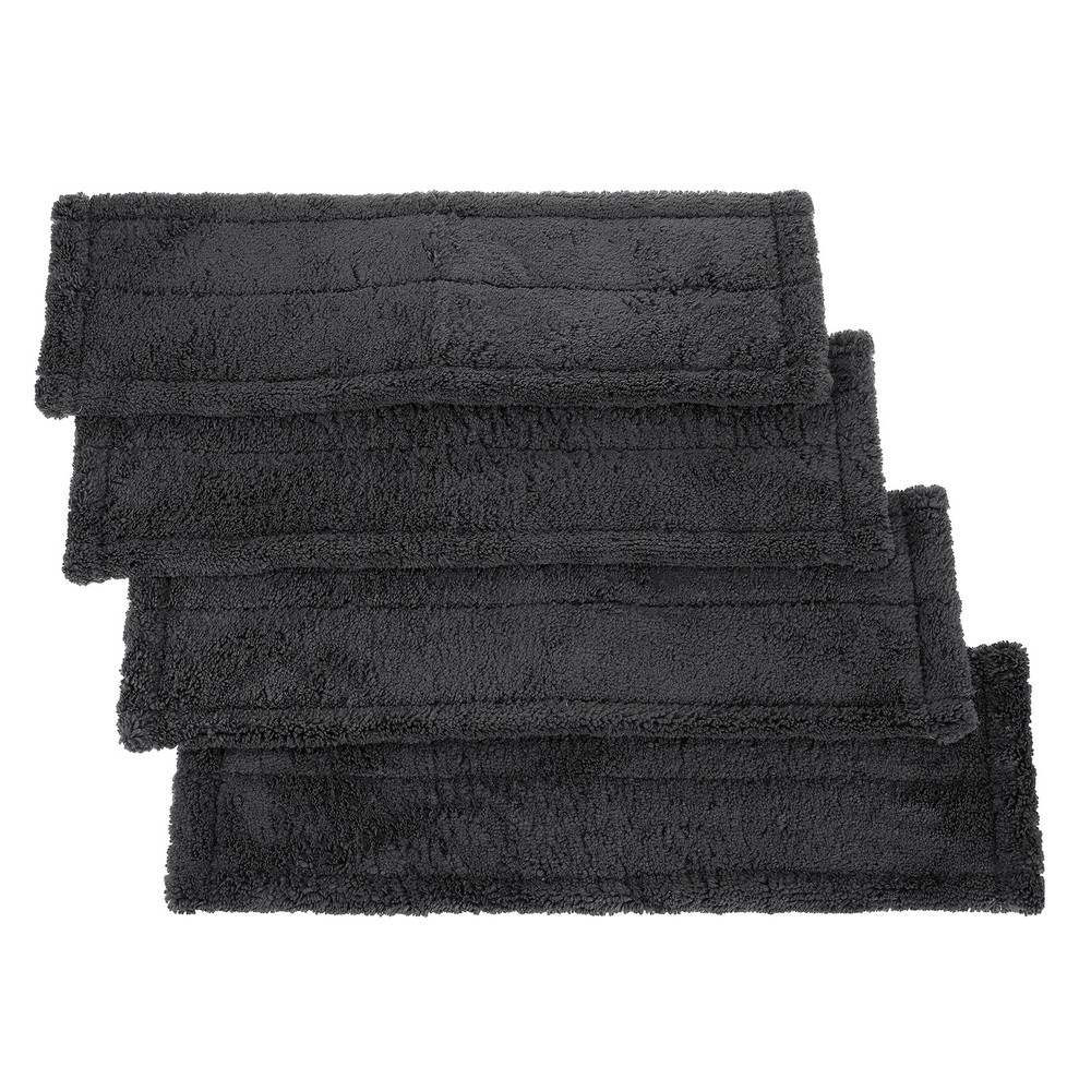8Pcs Replacement Microfiber Cleaning Refill Pads For Flat Mop 18'' Reusable Tool