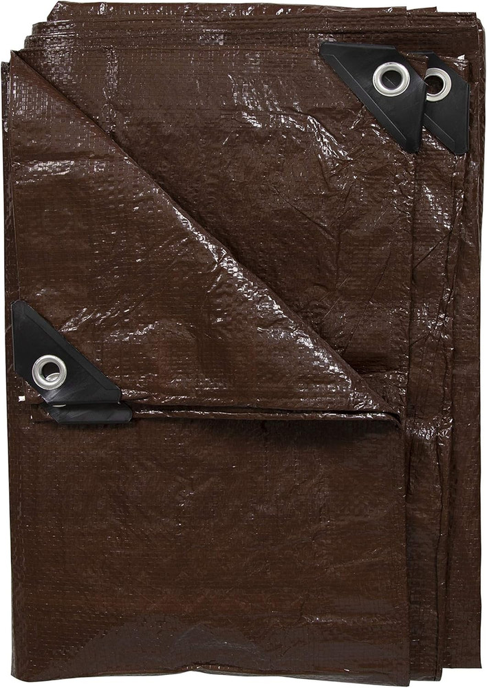 Light-Duty Rip-Stop Tarp 8' X 10' - Brown (U-810)