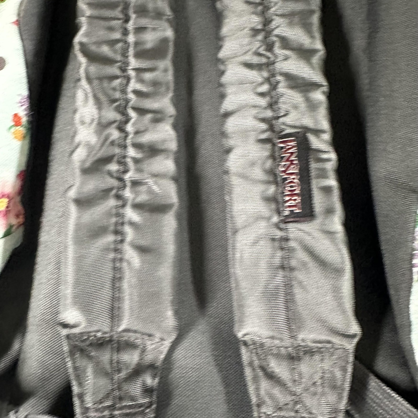 JanSport Disney Superbreak Backpack 18in Mickey Minnie Floral Print Multicolor