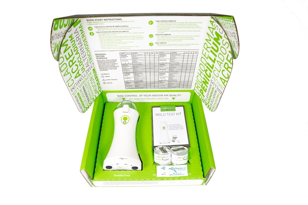 5-Room Mold Test Kit, Air & Surface Samples