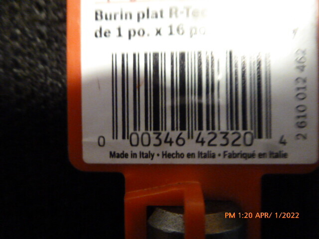 Chisel Bit, Flat, 1in BOSCH HS1935