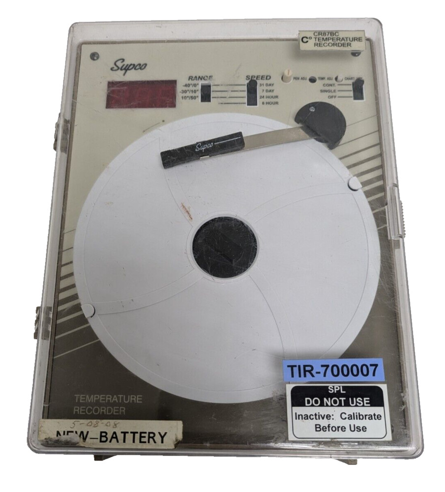 Supco CR87BC Temperature Recorder
