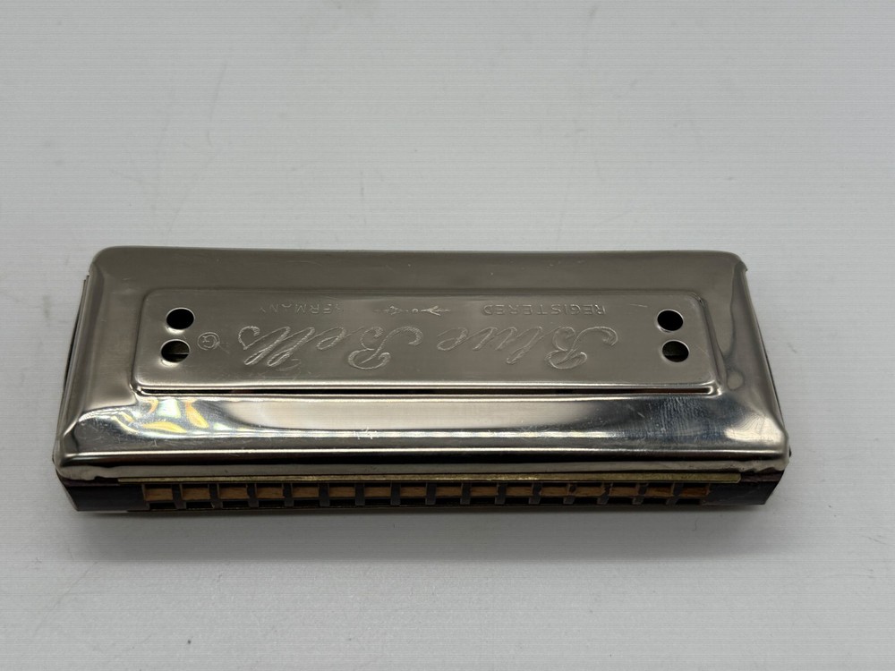Vintage Blue Bells Harmonica