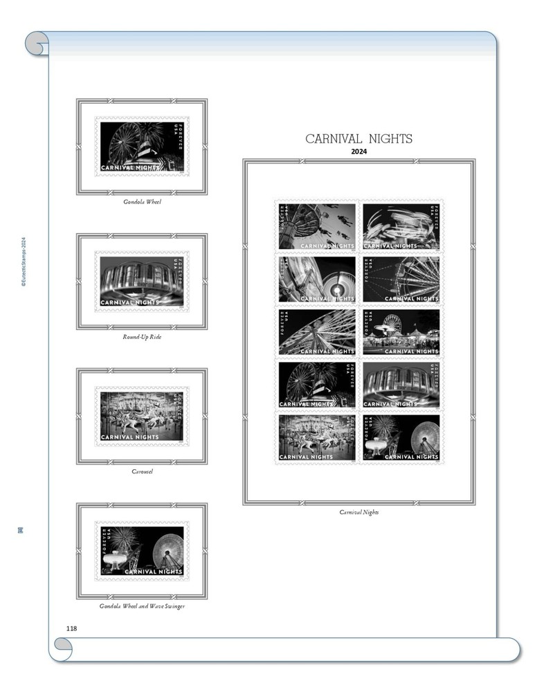 2024 U.S. Commemorative Singles COMPLETE Supplement (White Ace Alternative)