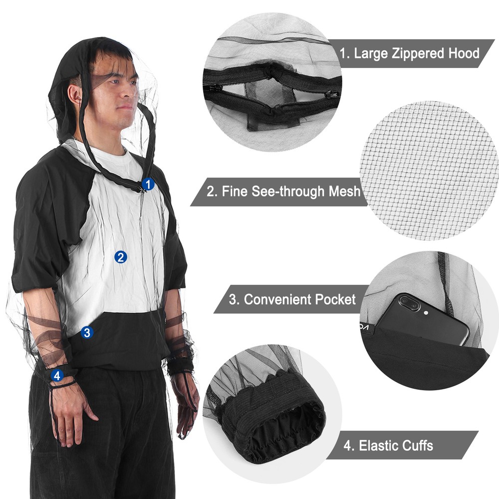 Lightweight Mesh Mosquito with Hood Bug O7P2