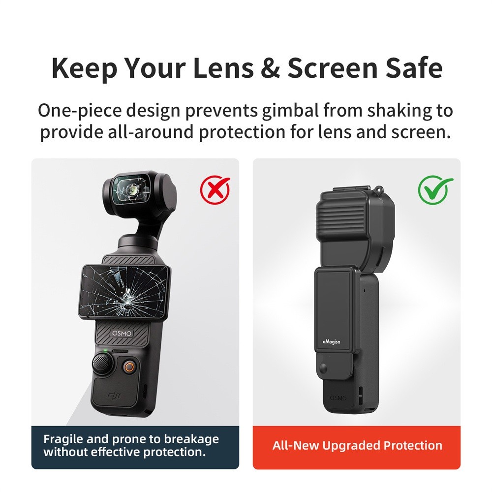 Camera Gimbal Lens Screen Scratch-resistant Protective Case for DJI Pocket 4