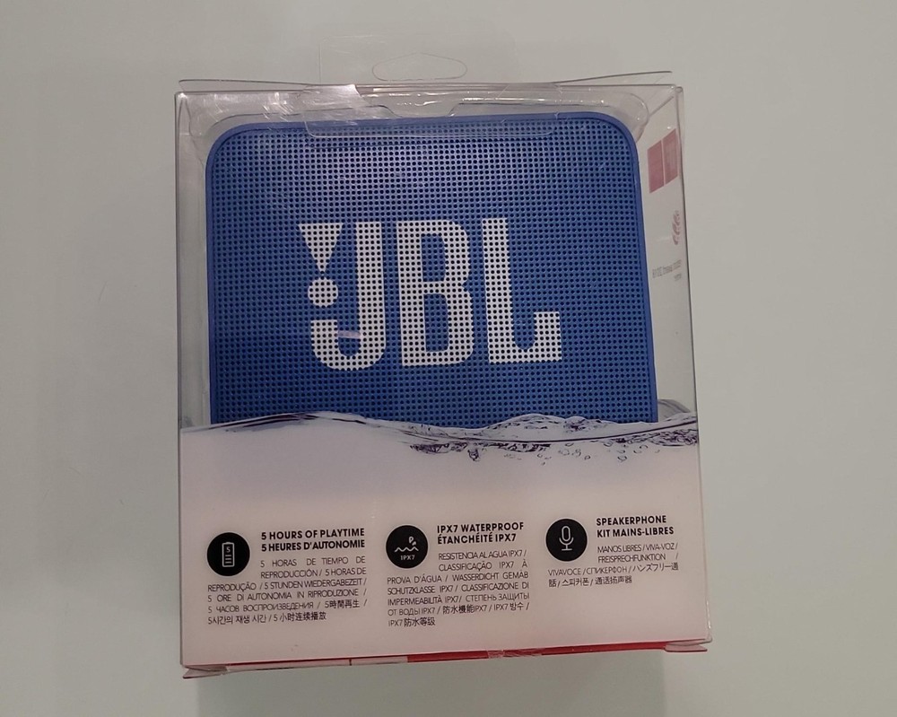 JBL GO2 - Waterproof Bluetooth Portable Speaker - Blue