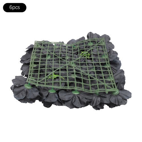 6Pcs Artificial Flower Wall Panels Backdrop Bouquet Wedding Party Background