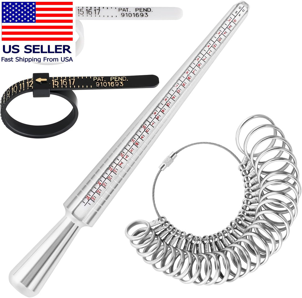 Ring Sizer Measuring Tool Set, Ring Size Measurement Making Kit,Ring Sizer Guage