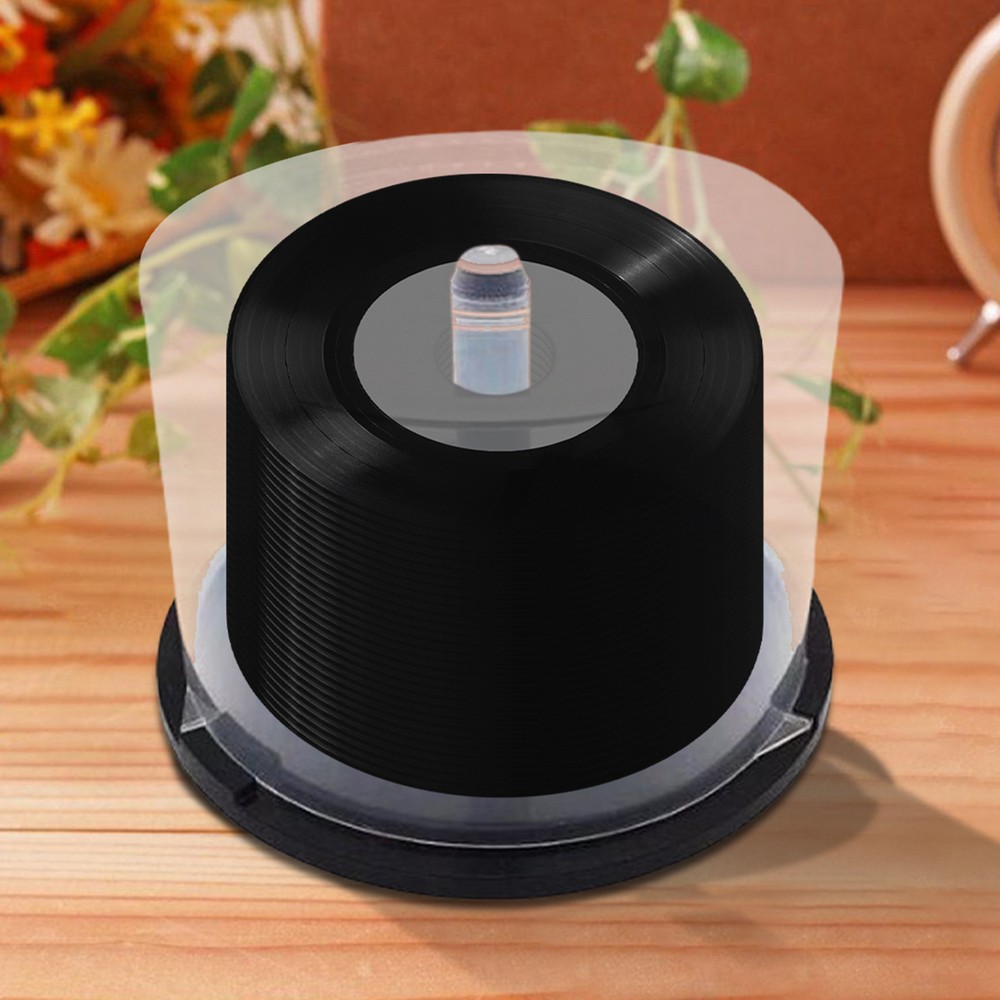 Empty CD DVD Blu-Ray Spindle Cake Box Storage Container Hold 50 Discs Cakebox