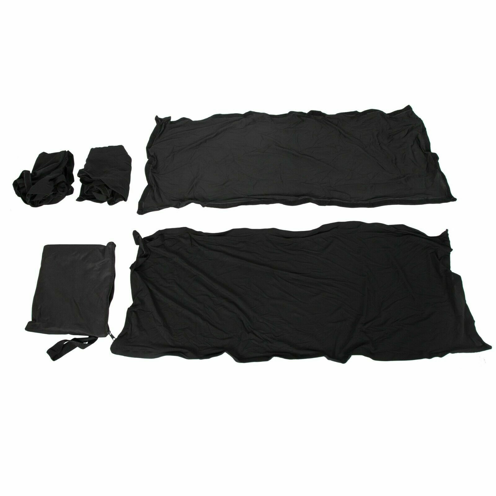 Portable DJ Event Facade Black/White Scrim Frame Booth w/ Travel Bag Case